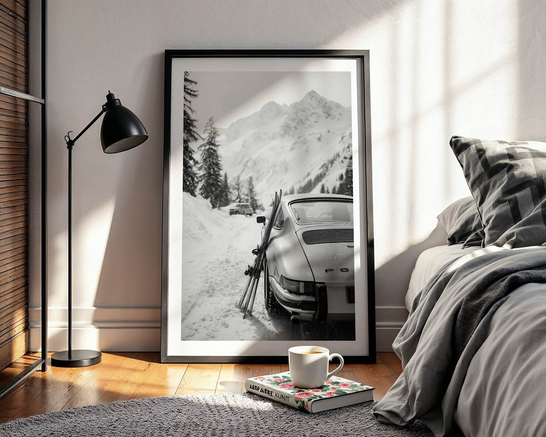 Porsche 911 in the Swiss Alps