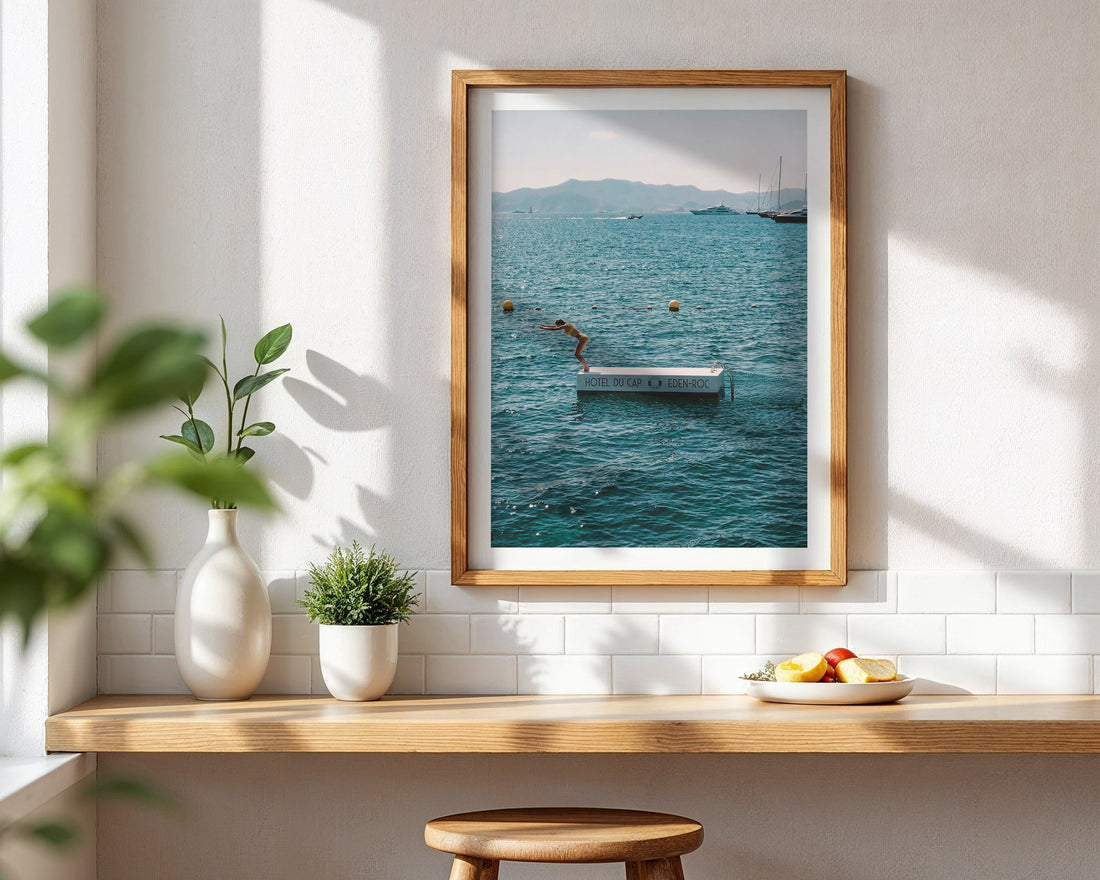 Eden-Roc Summer Dive Poster