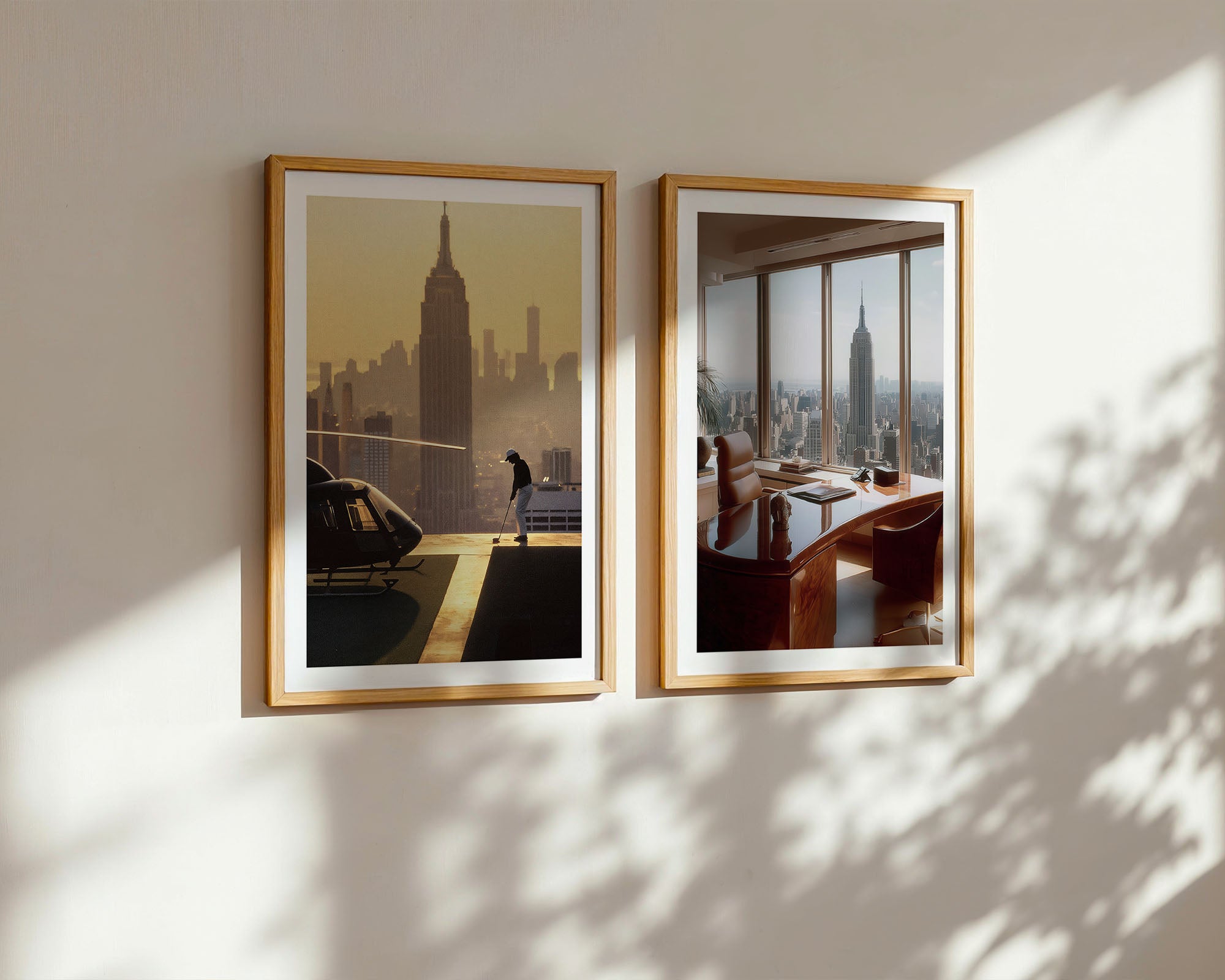 Swinging Above Manhattan Poster