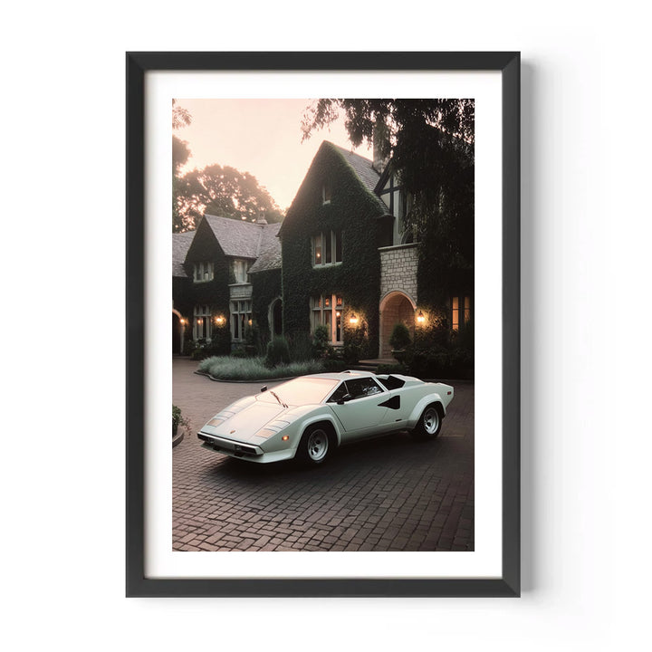 Countach at the Mansion Poster