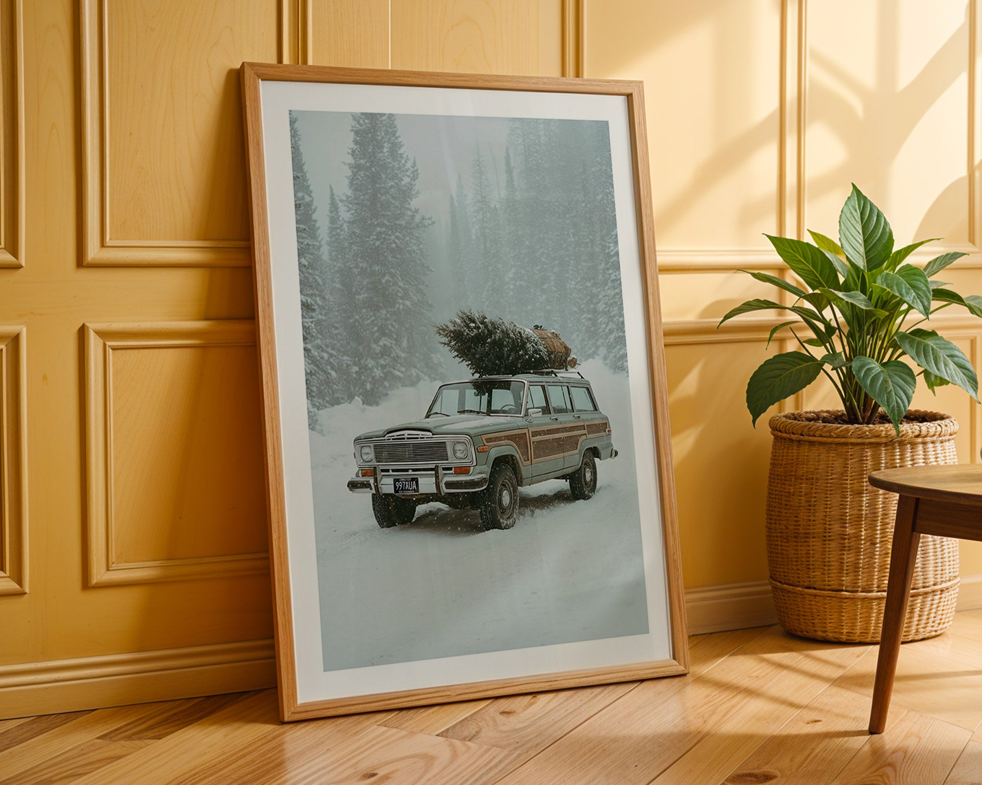 Wagoneer Through the Pines Poster