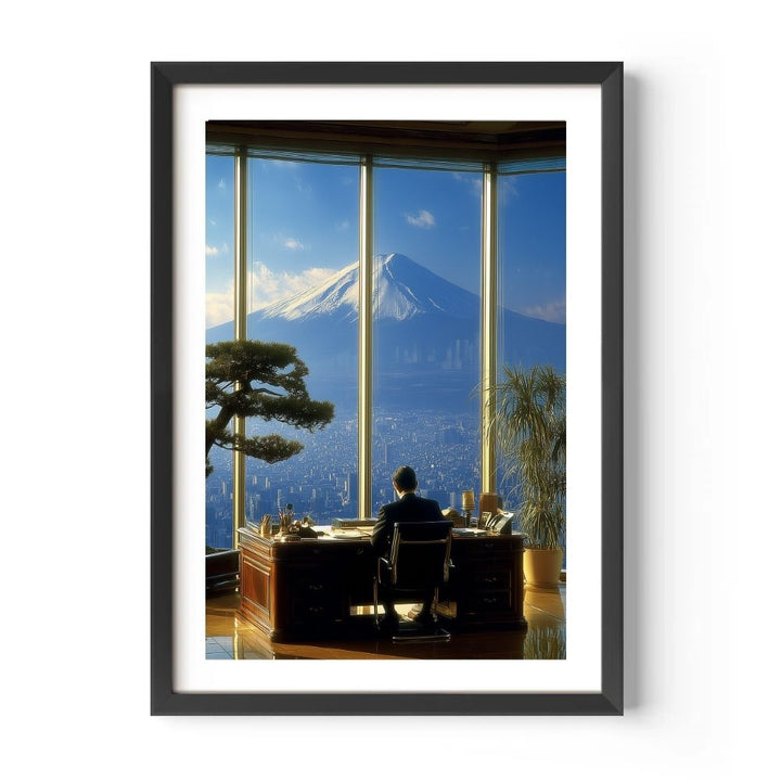 Tokyo Mount Fuji Office Poster