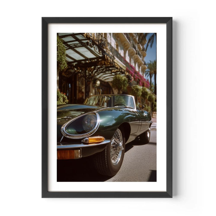 Jaguar E-Type Riviera Poster
