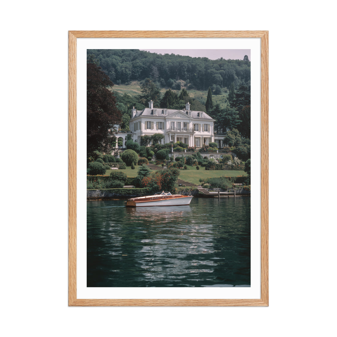 Lake Lugano Villa Poster