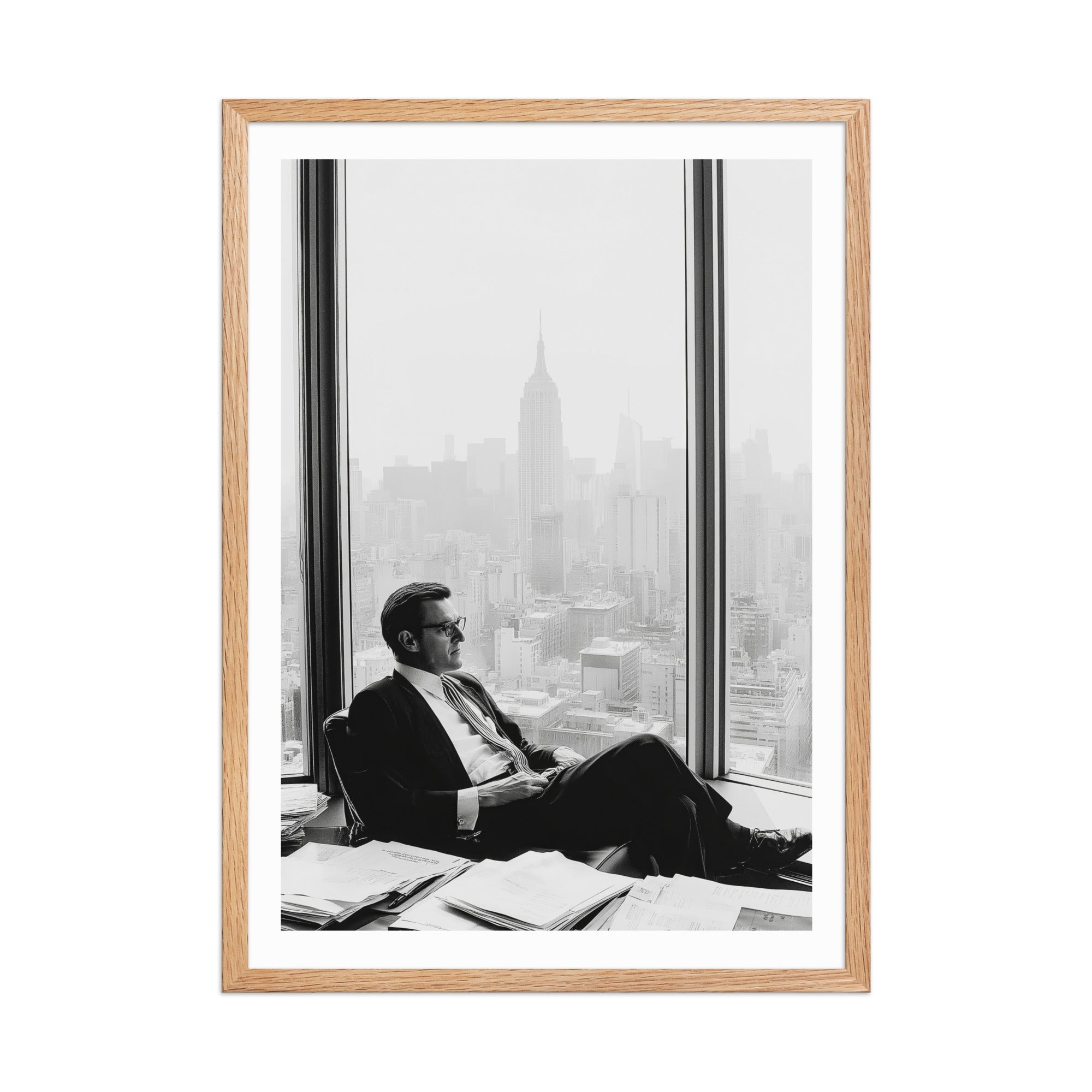 Advertising Man in New York Poster