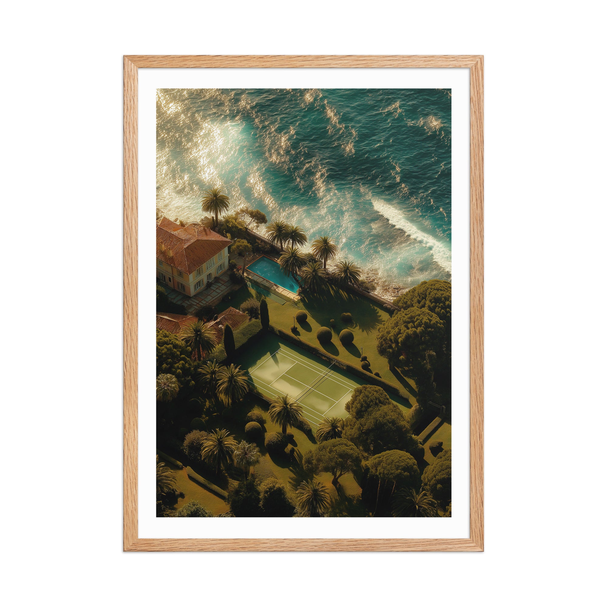 Tennis by the Sea Poster