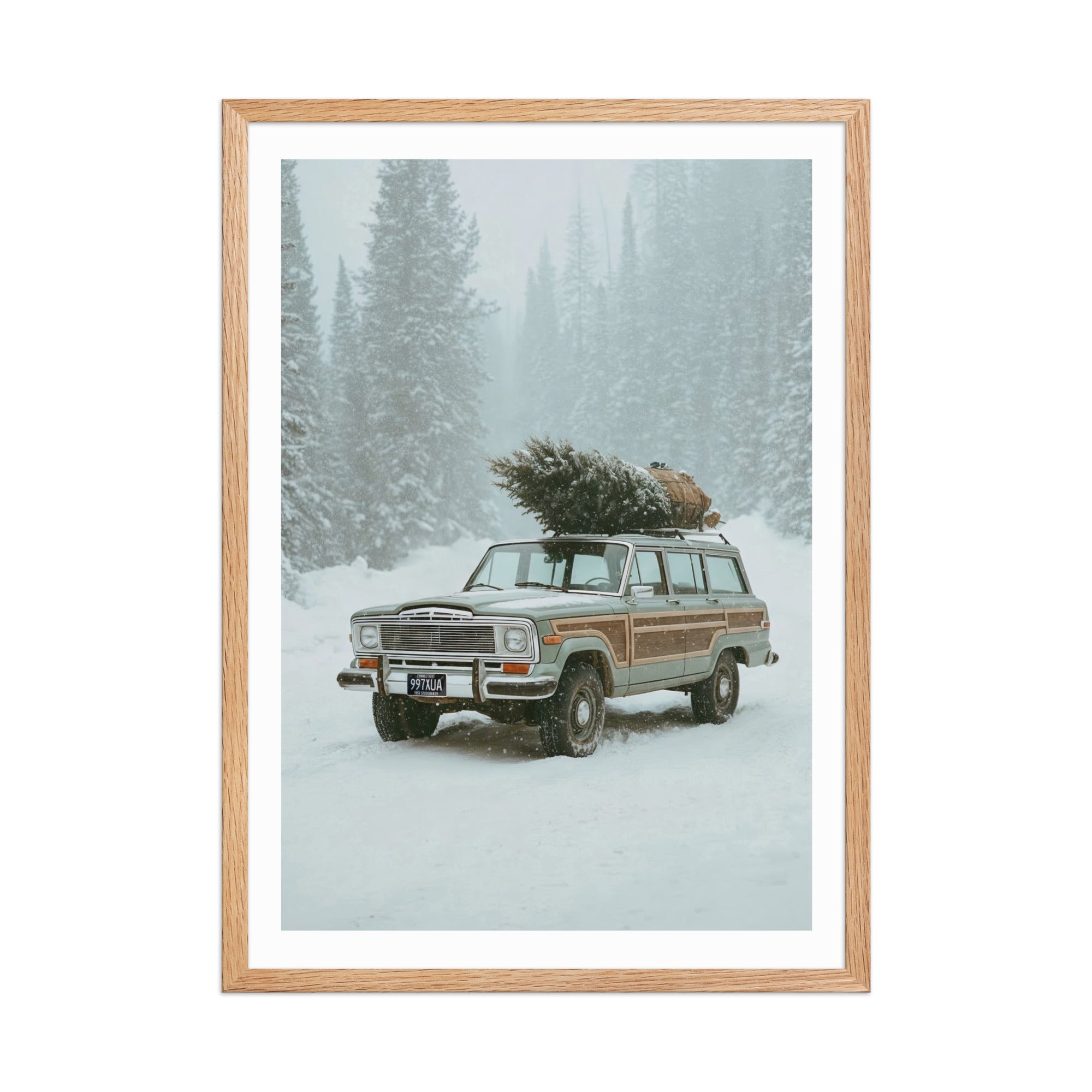 Wagoneer Through the Pines Poster