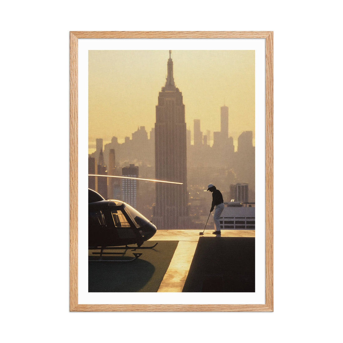 Swinging Above Manhattan Poster