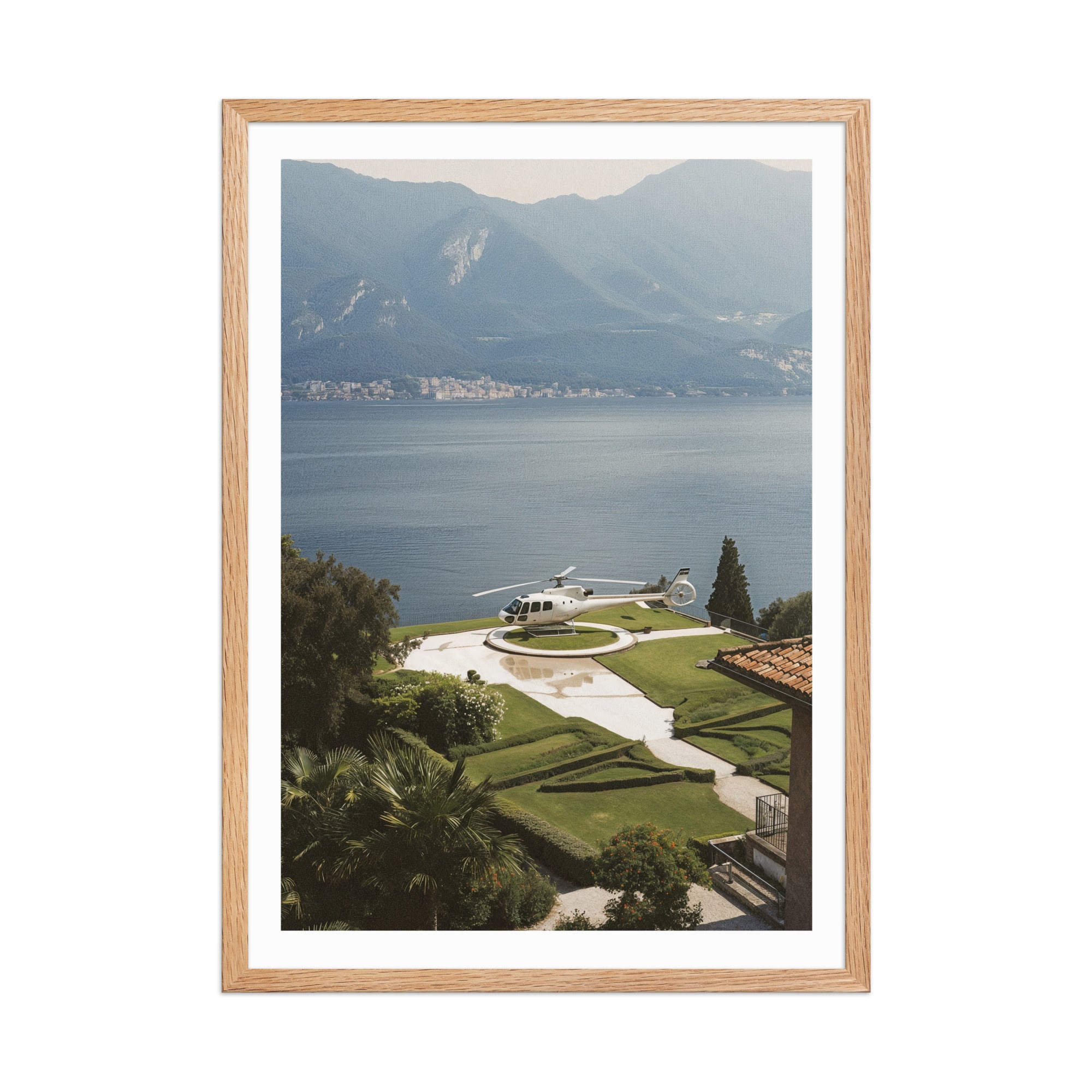 Ankunft auf dem Anwesen am Comer See