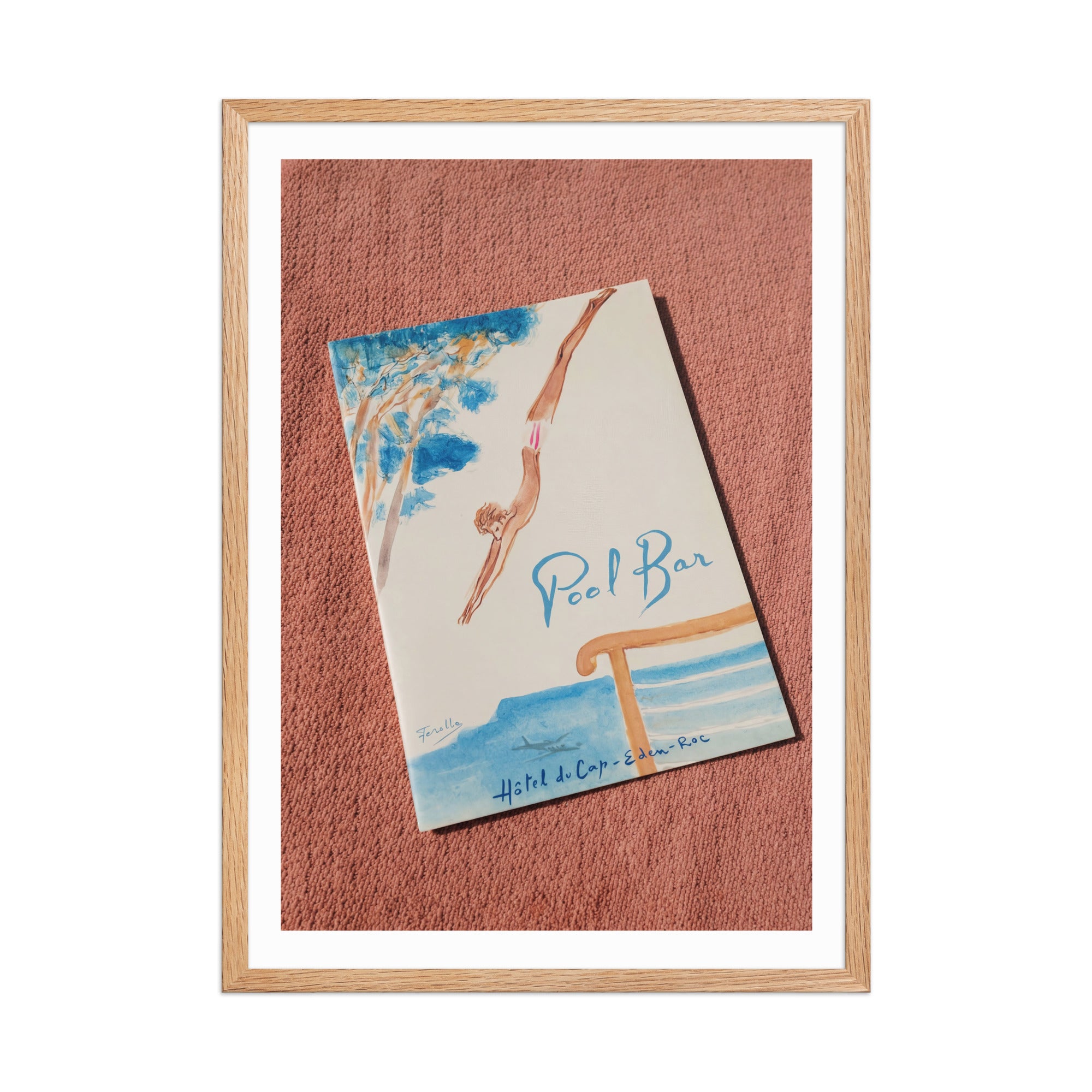 Pool Bar at Cap Eden-Roc Poster