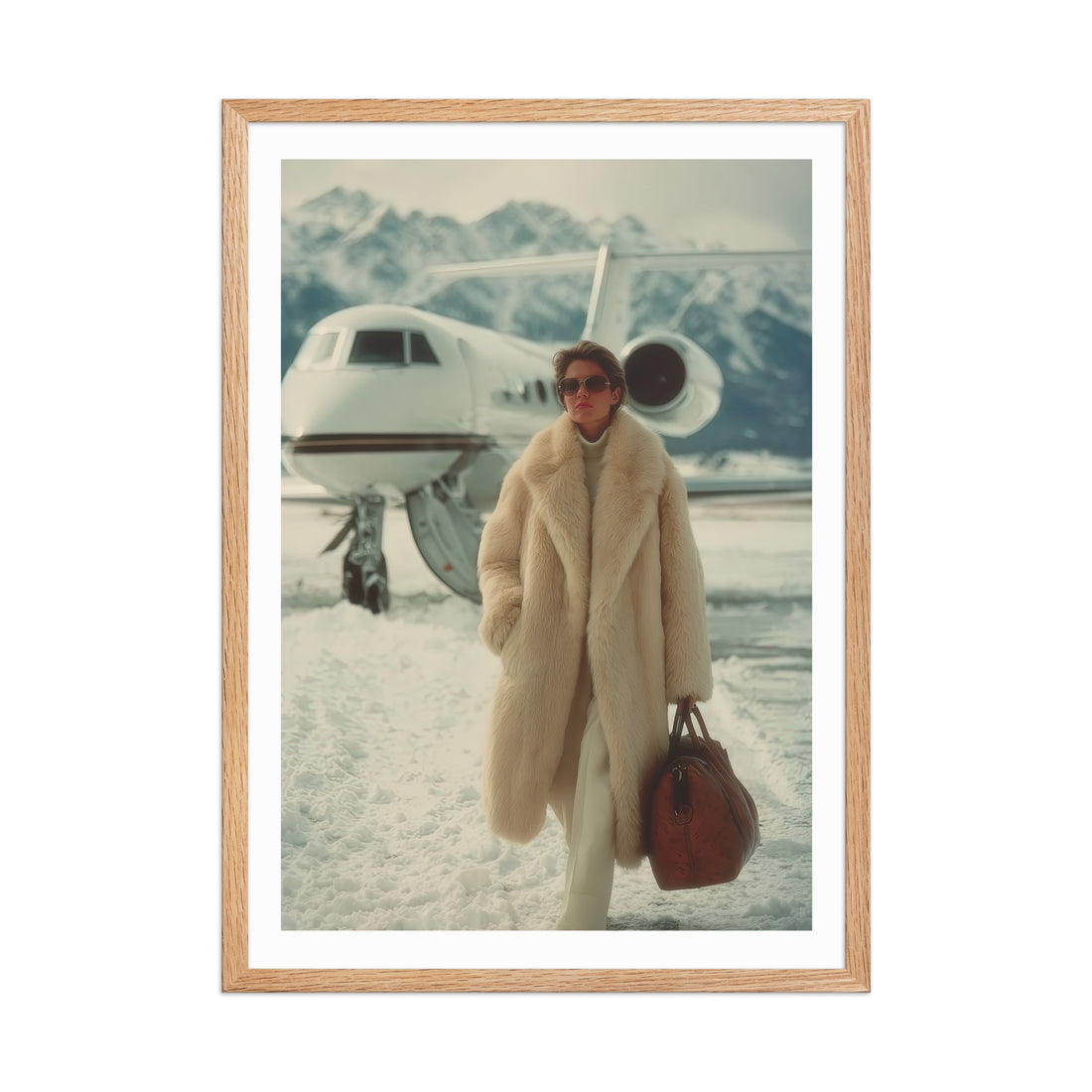 Jetsetter Arrival in the Swiss Alps