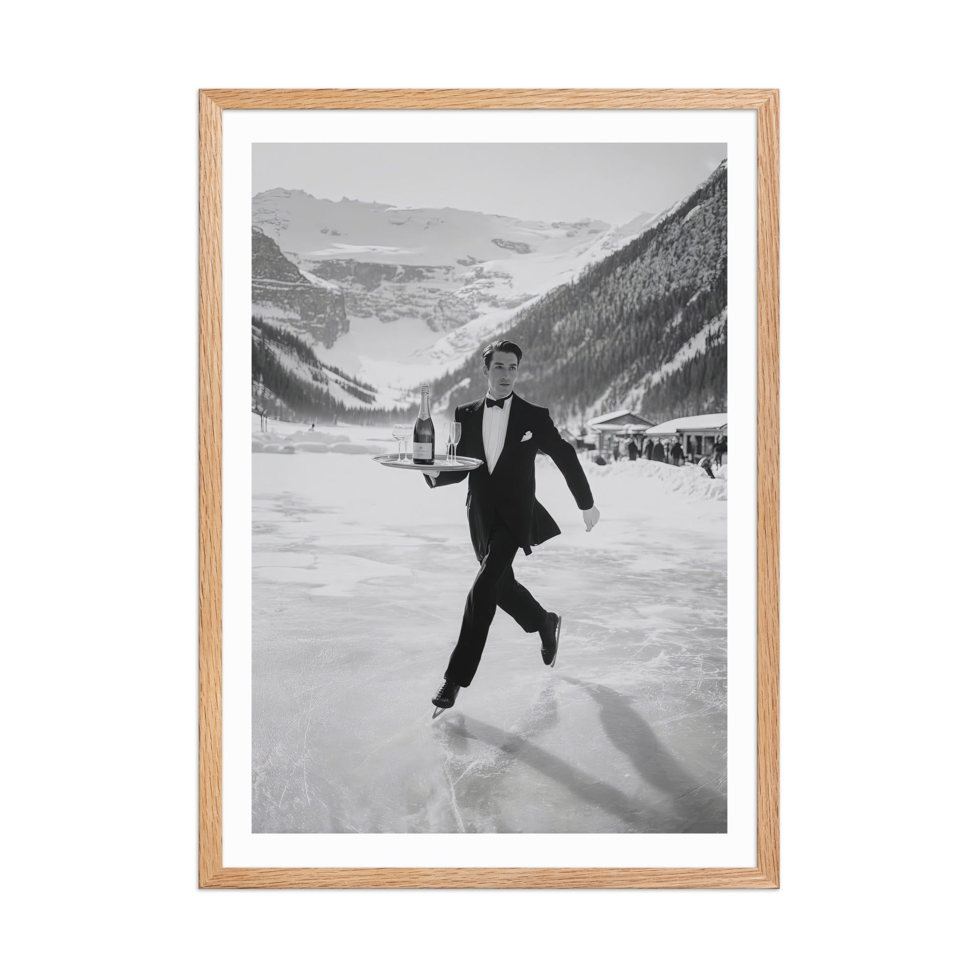 The Ice Waiter, St. Moritz