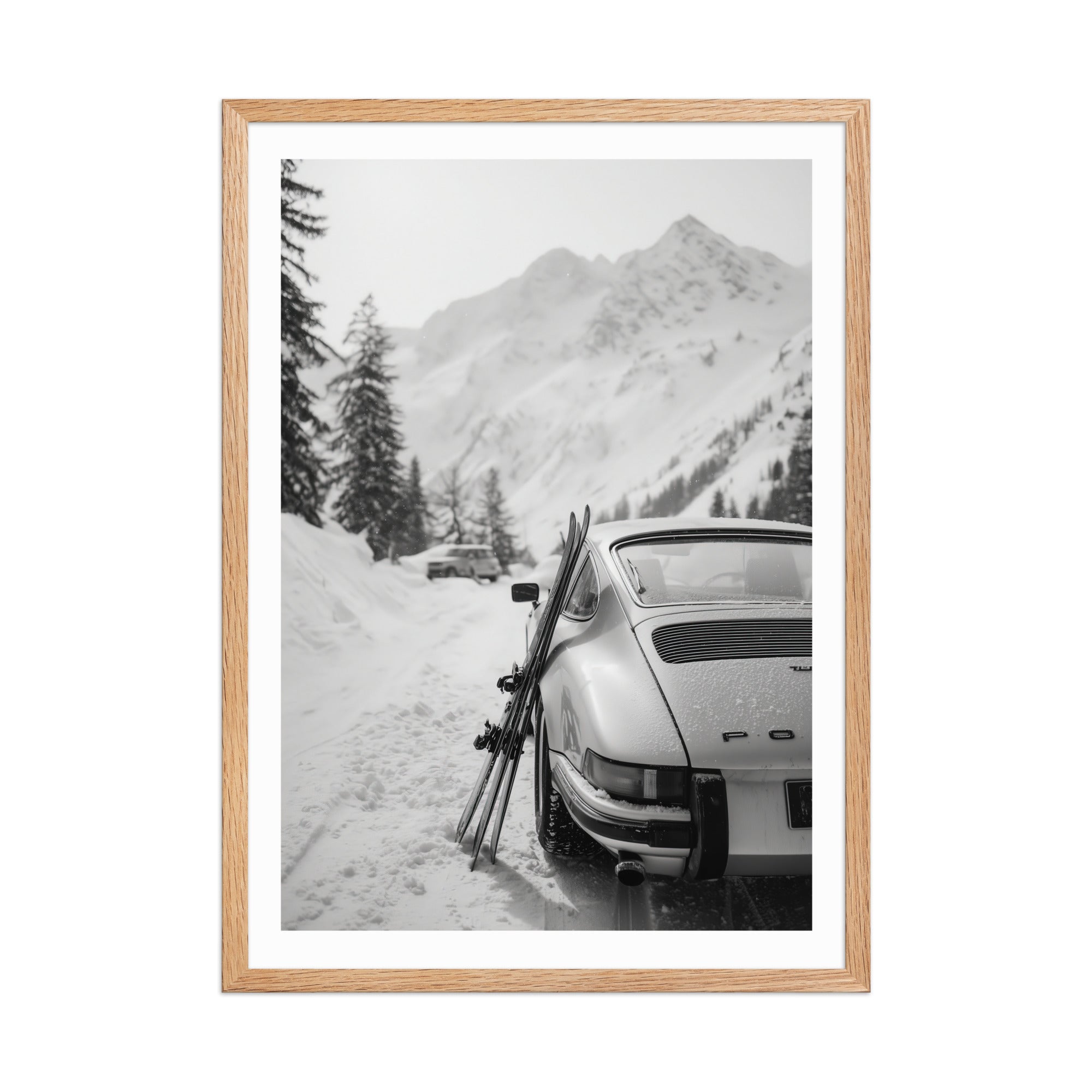 Porsche 911 in the Swiss Alps