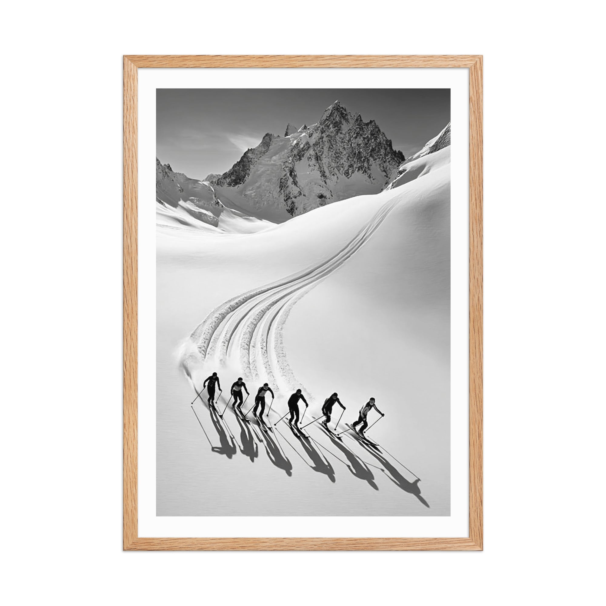 Tracks in the Alps