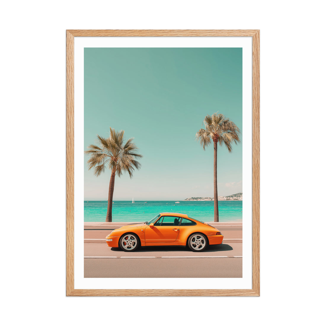 Porsche 993 Riviera Poster