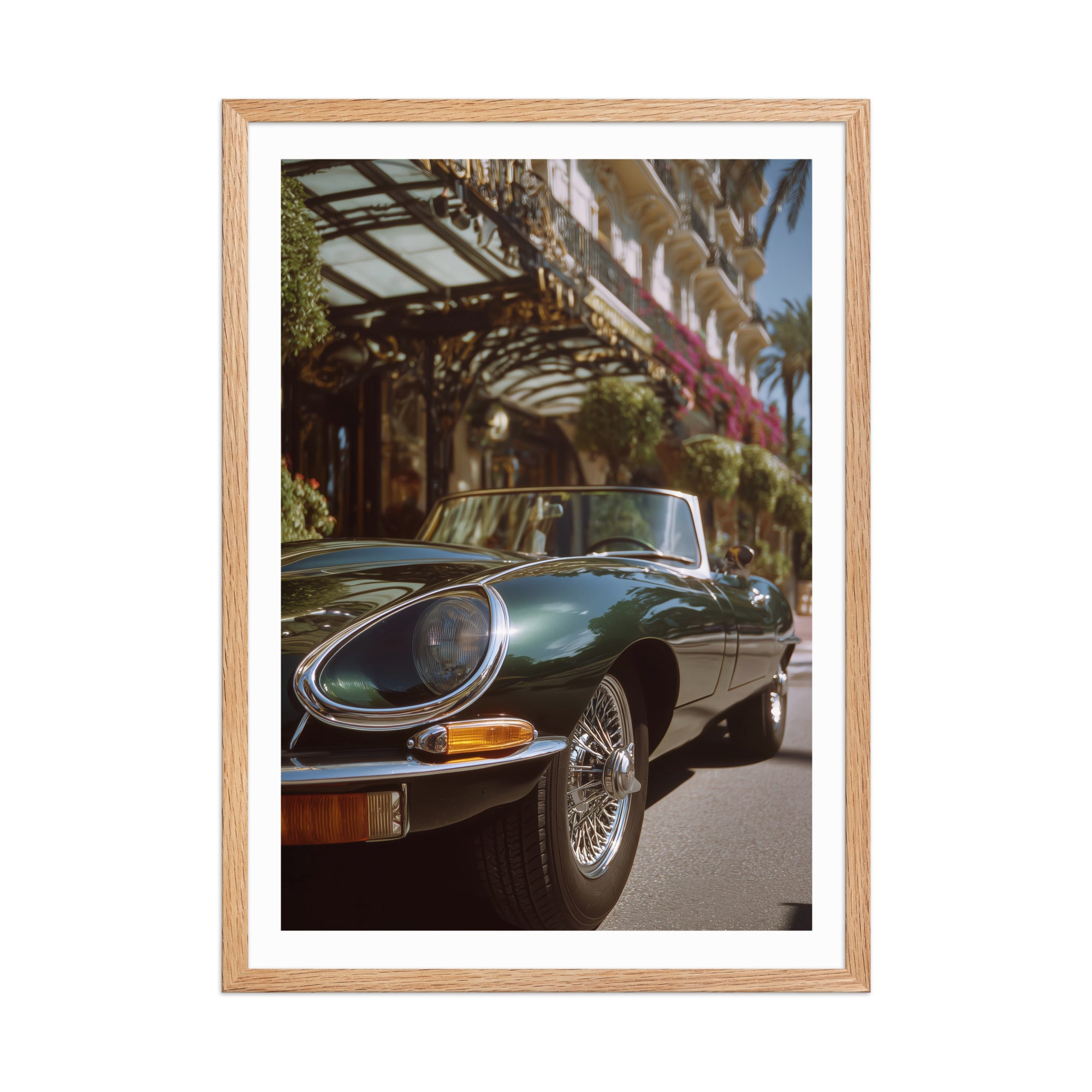 Jaguar E-Type Riviera Poster