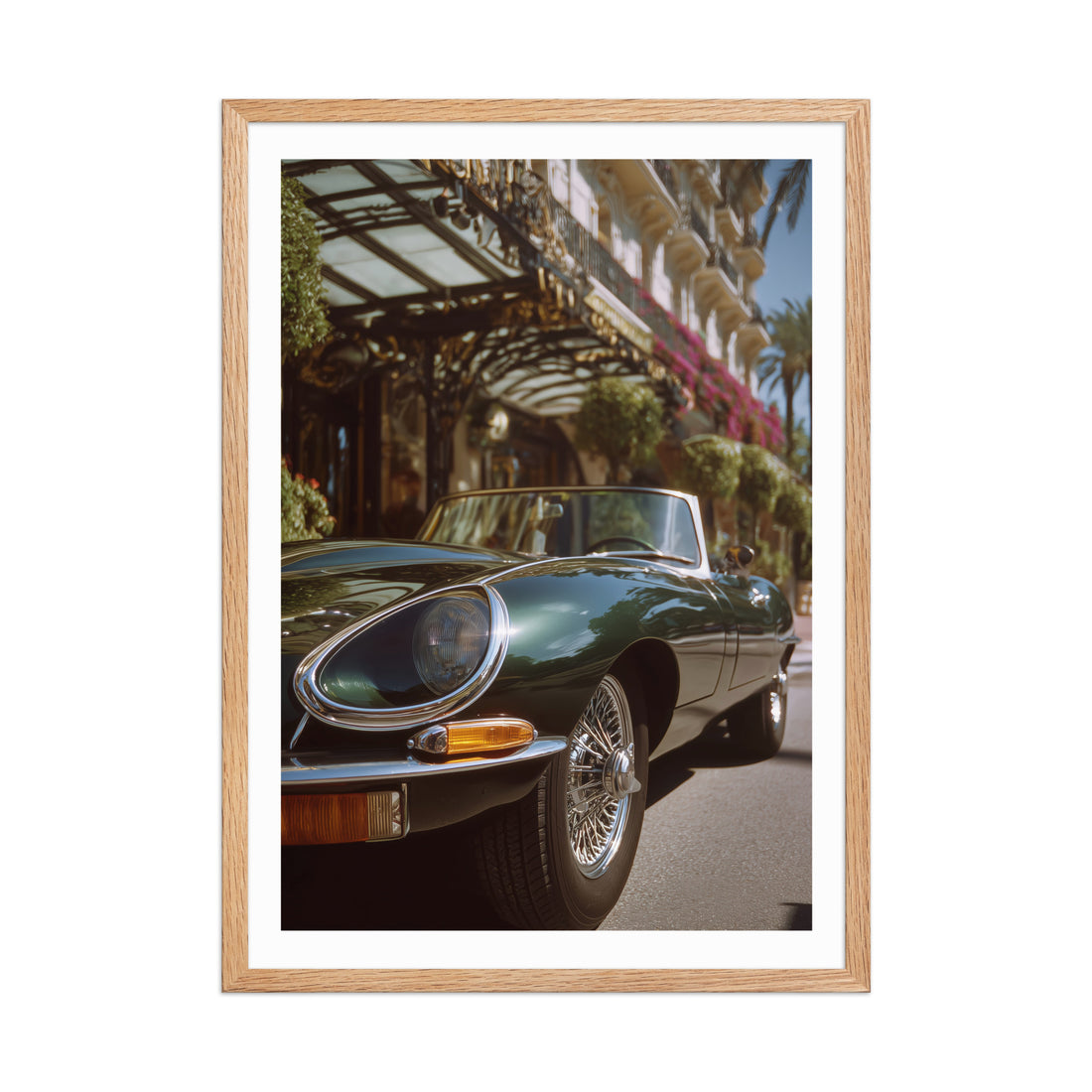 Jaguar E-Type Riviera Poster