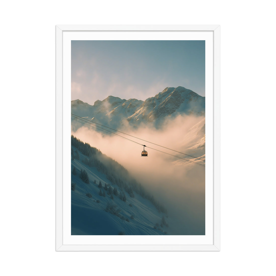 Above the Swiss Clouds Poster