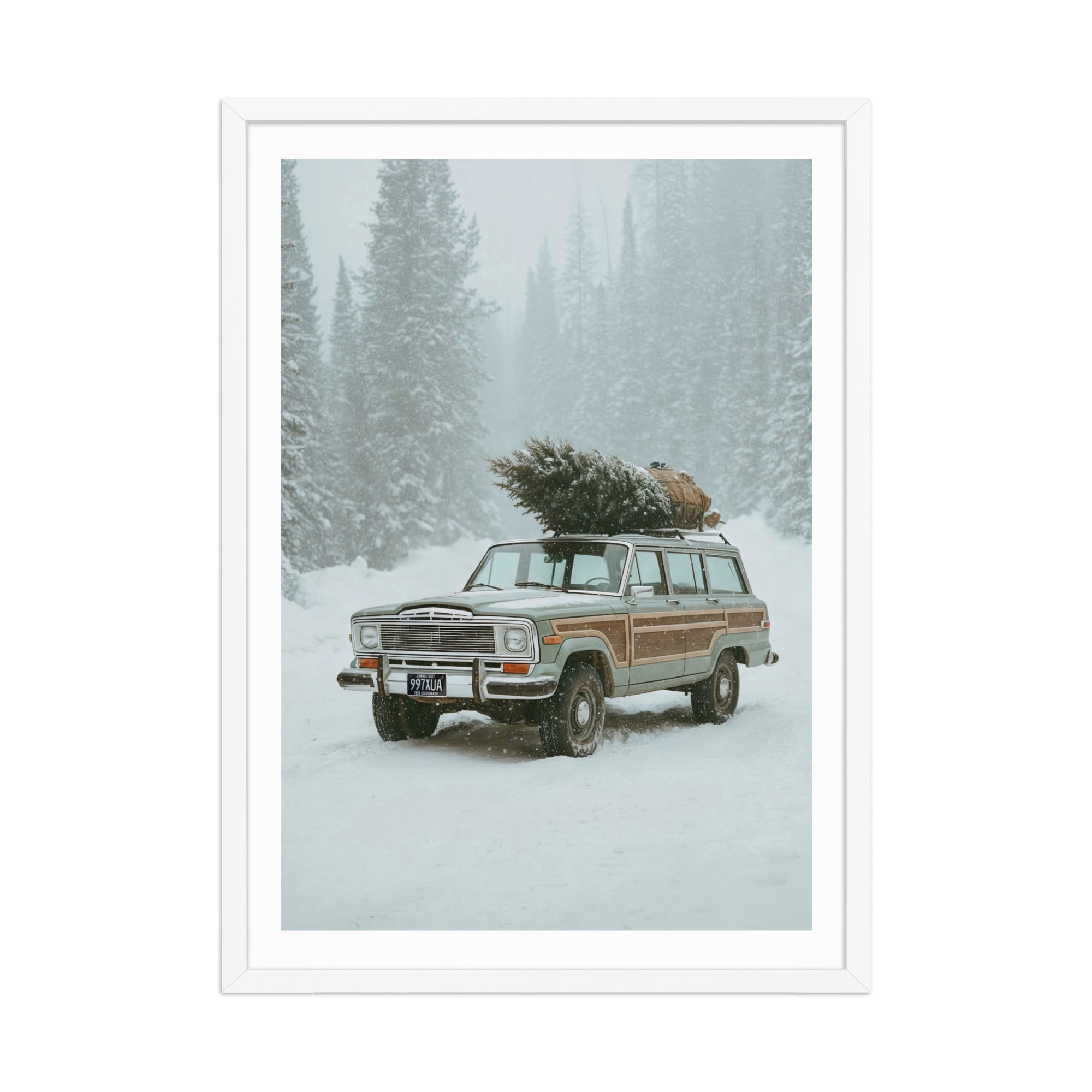 Wagoneer Through the Pines Poster