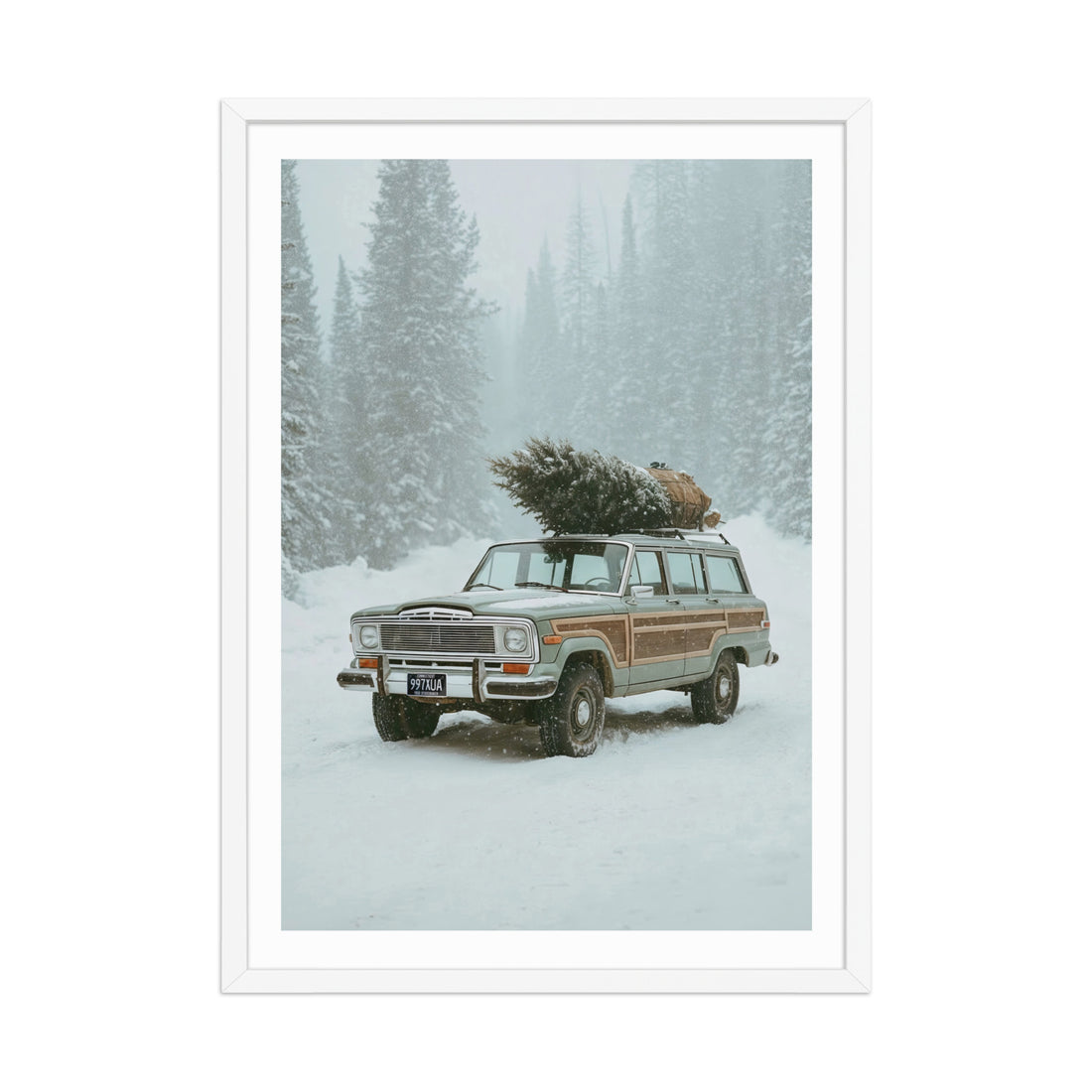Wagoneer Through the Pines Poster