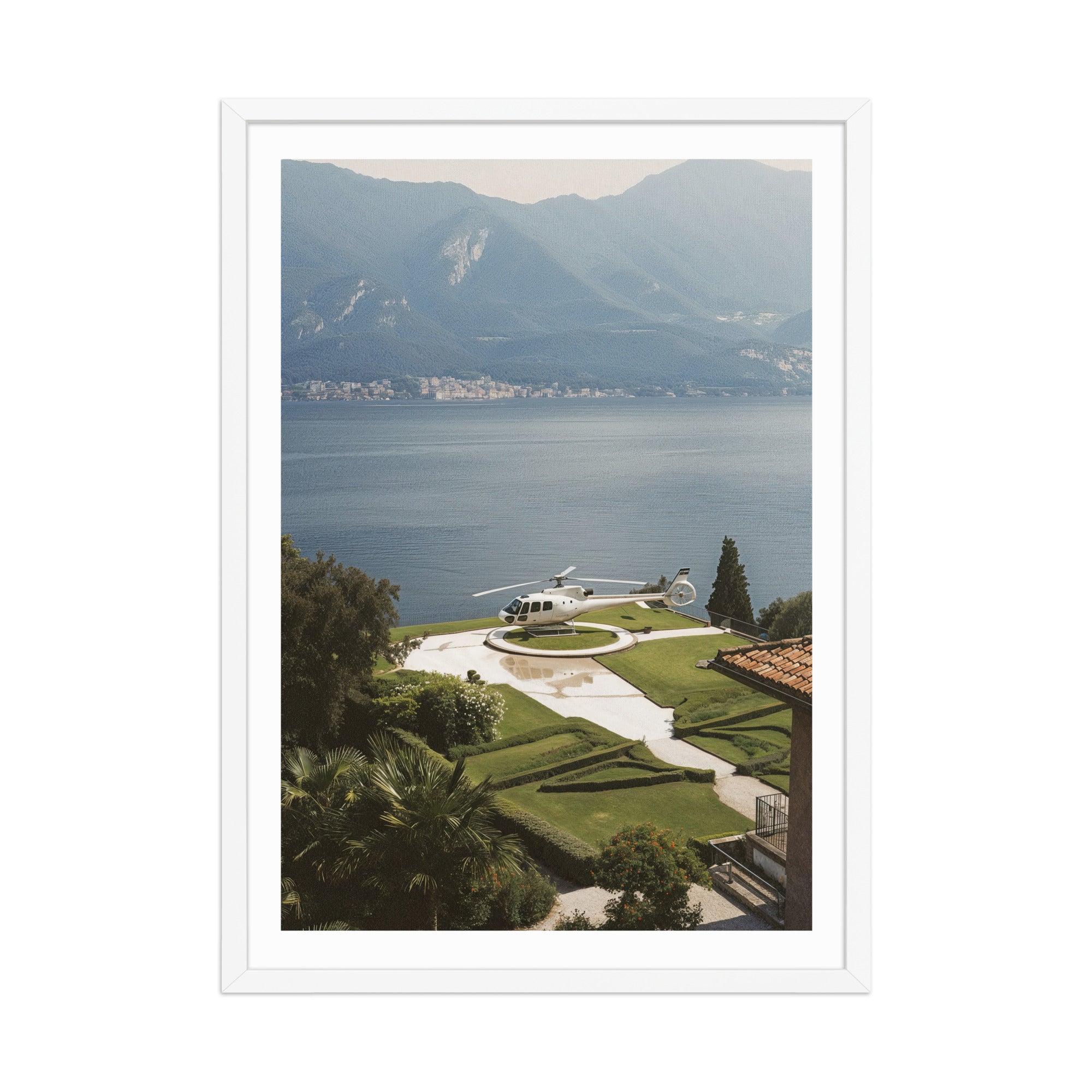 Ankunft auf dem Anwesen am Comer See