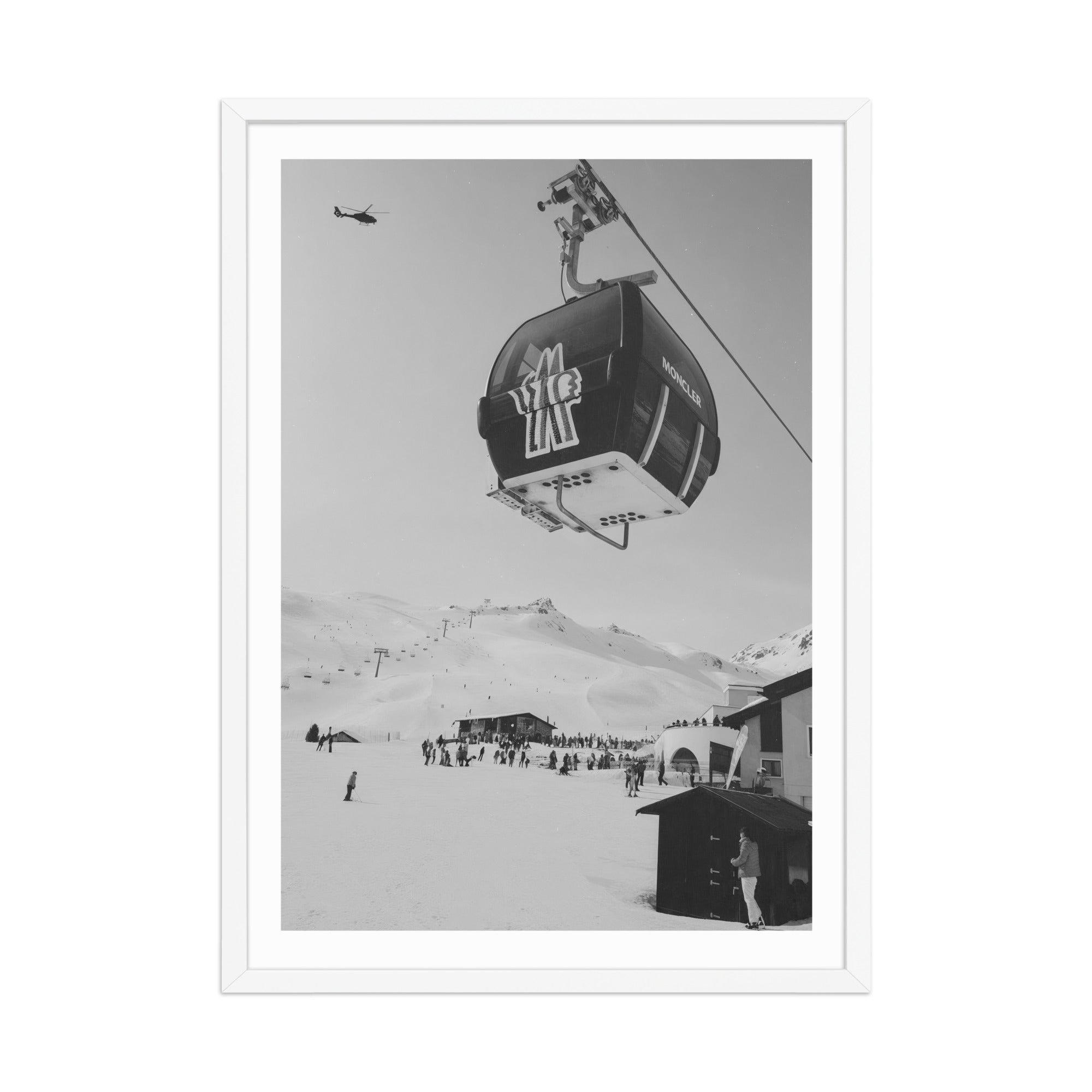 Courchevel Gondola Poster