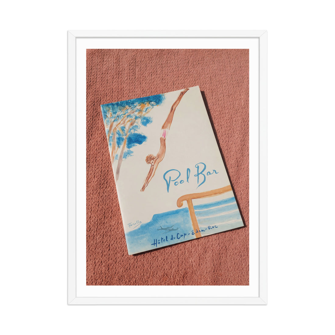 Pool Bar at Cap Eden-Roc Poster