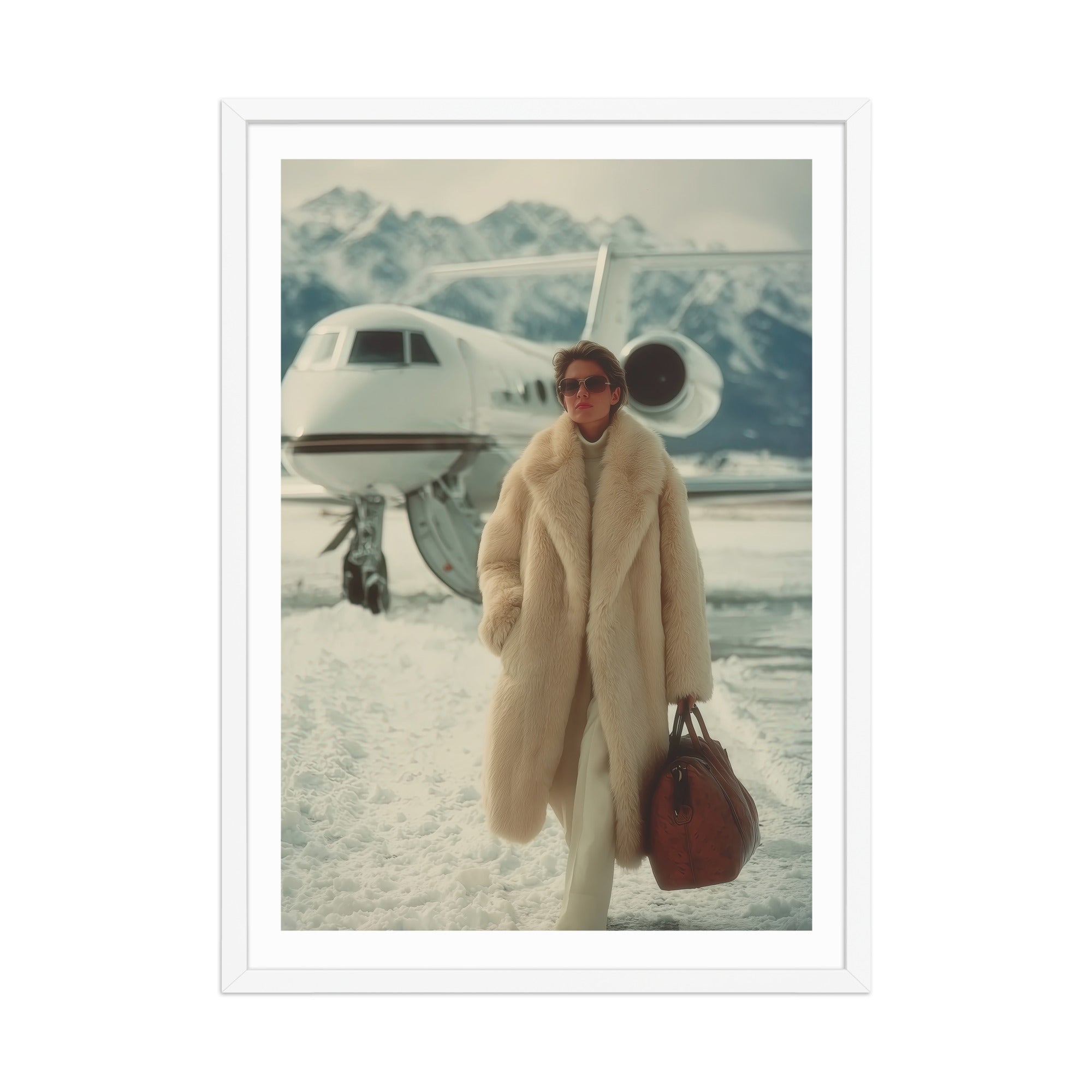 Jetsetter Arrival in the Swiss Alps