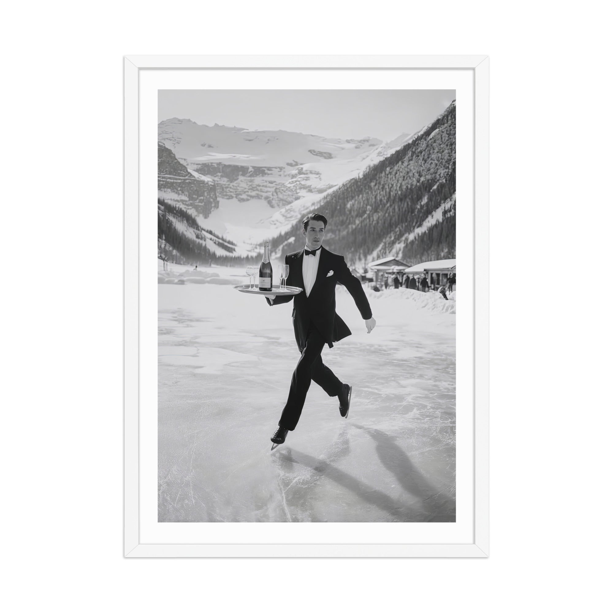 The Ice Waiter, St. Moritz