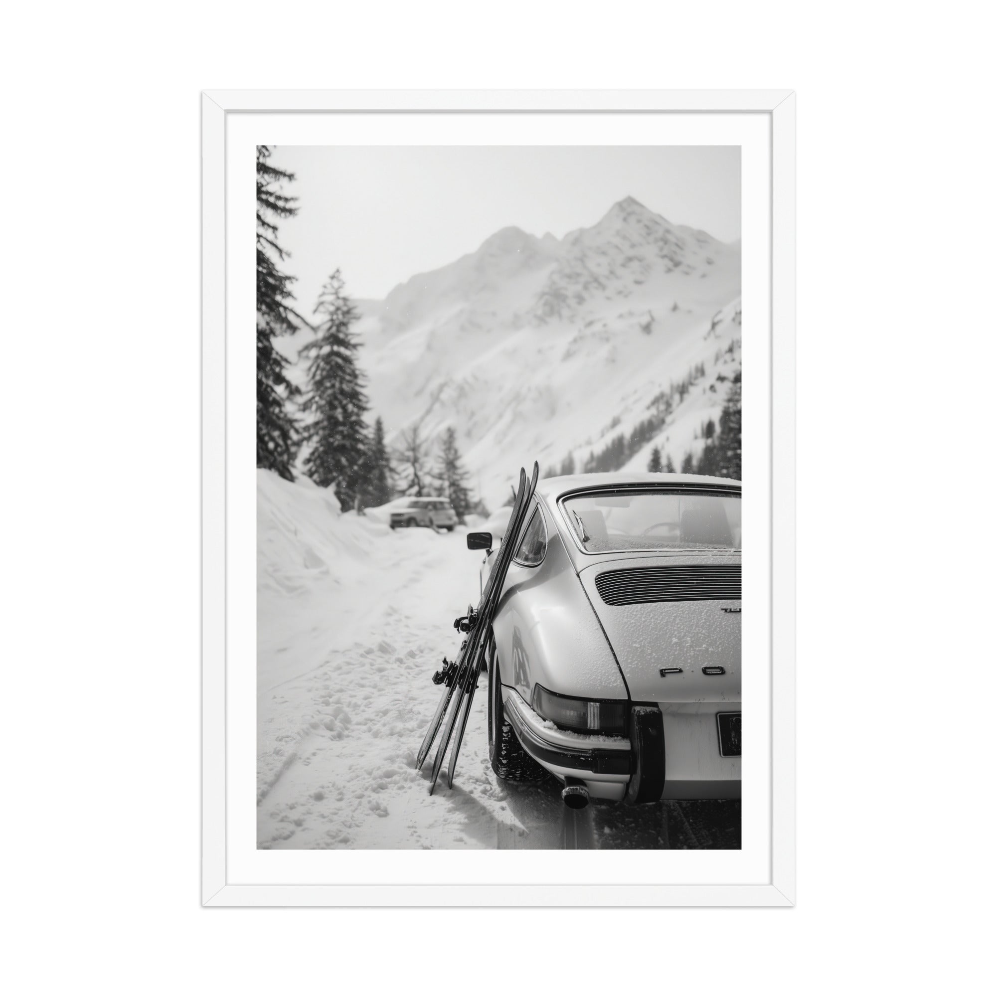 Porsche 911 in the Swiss Alps
