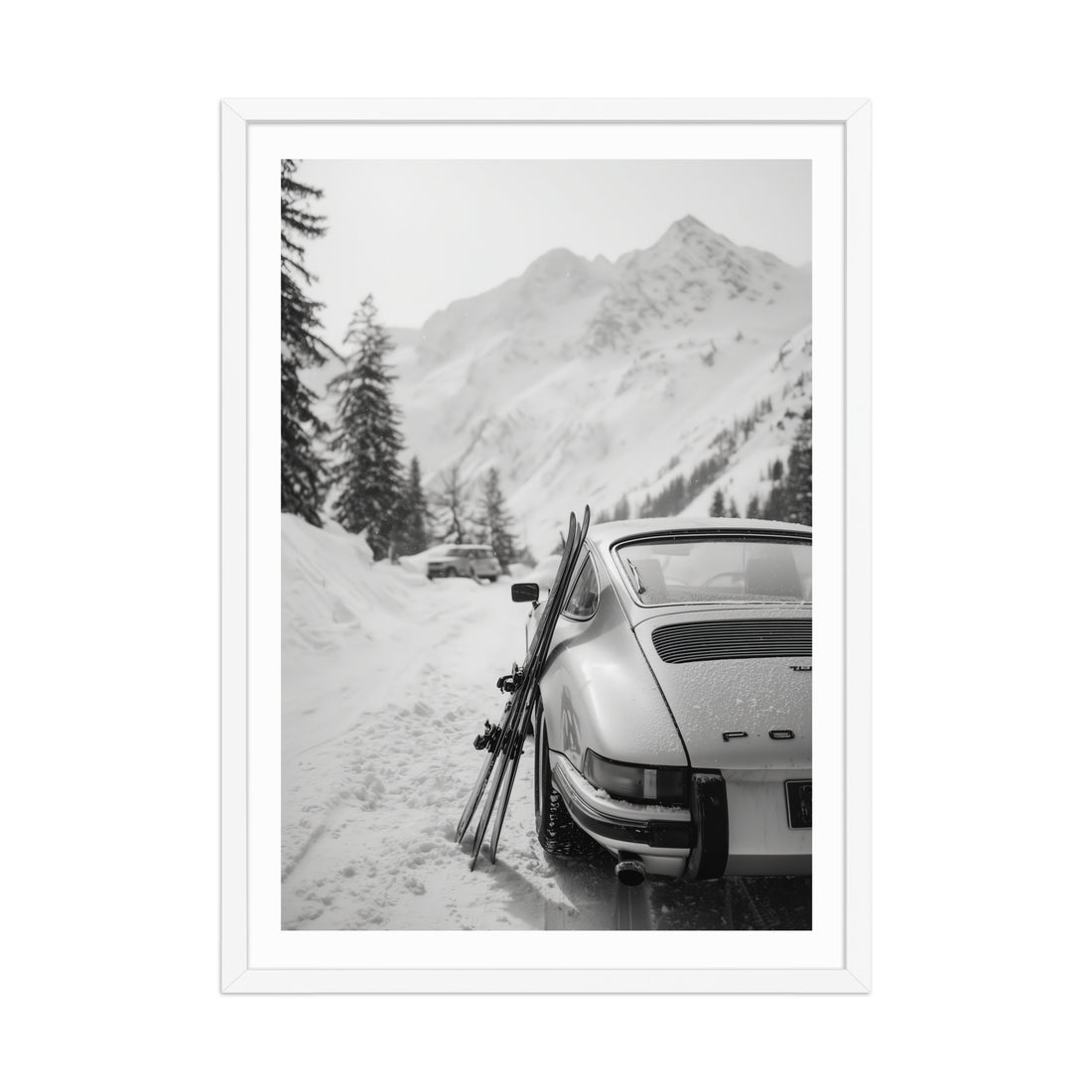 Porsche 911 in the Swiss Alps