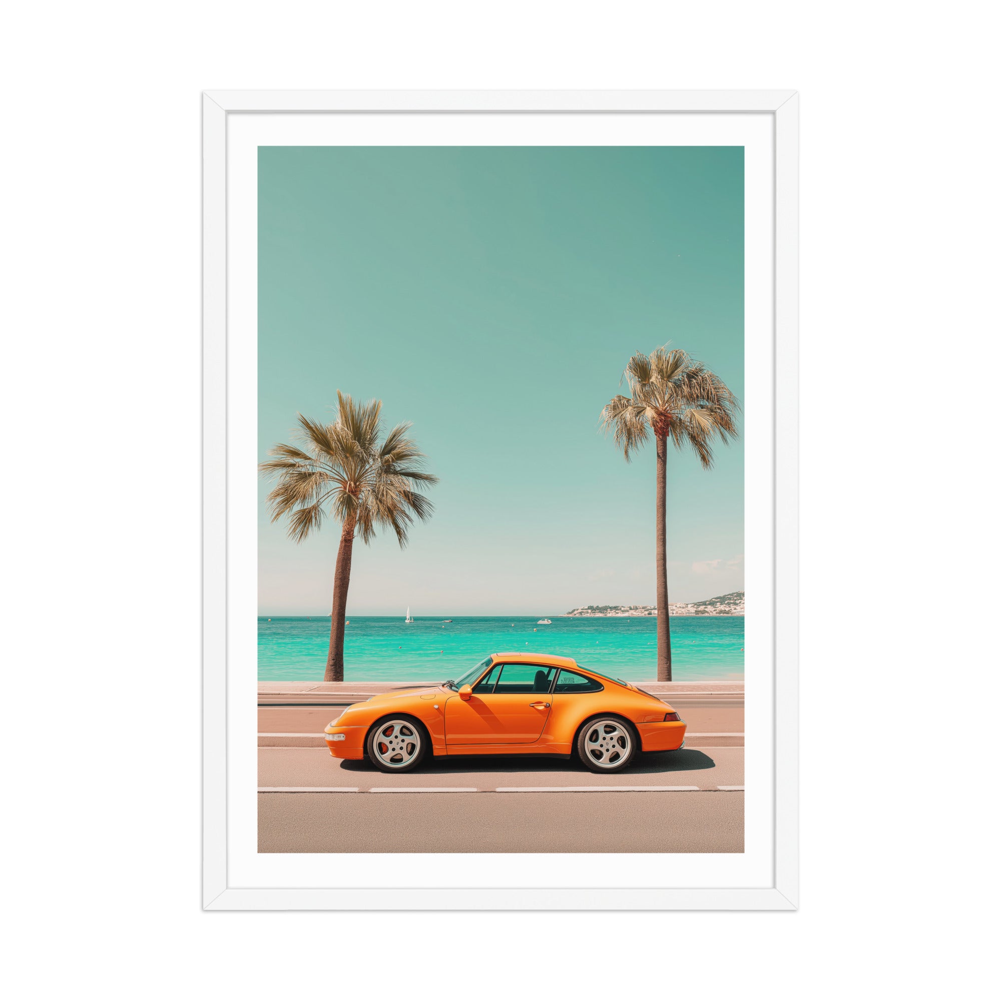 Porsche 993 Riviera Poster
