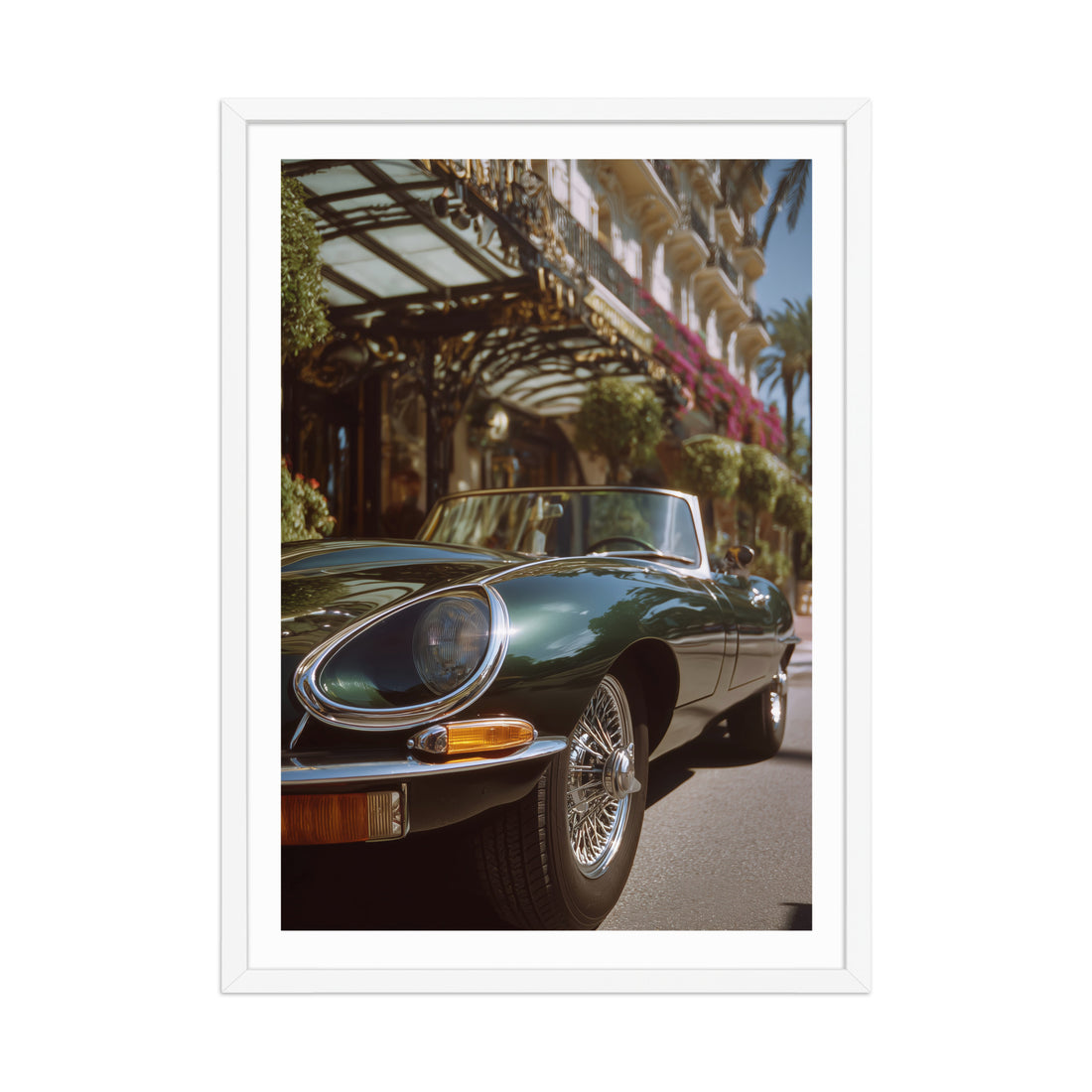 Jaguar E-Type Riviera Poster